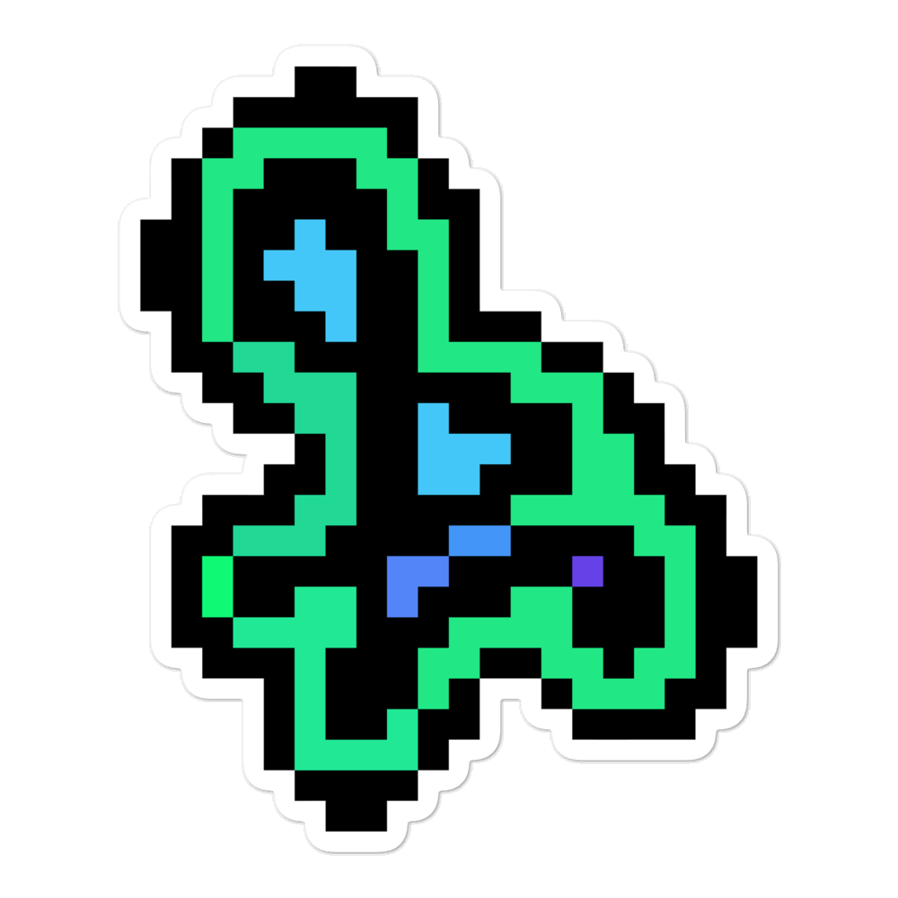 team aqua logo pixel